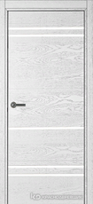 Дверь Краснодеревщик 778 с фурнитурой, натуральный шпон Эмаль белая