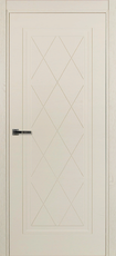 Дверь Краснодеревщик 775 с фурнитурой, натуральный шпон Эмаль жемчужная