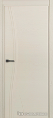 Дверь Краснодеревщик 776 с фурнитурой, натуральный шпон Эмаль жемчужная