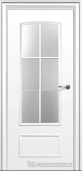 Дверь Краснодеревщик 20 8 (со стеклом) Белый CPL