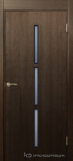 Дверь Краснодеревщик 425 (стекло акрил) CPL Дуб Шервуд