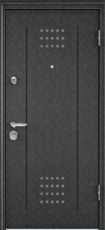 Дверь Torex Super Omega-10 Черный шелк RP1 Белый RS10 с зеркалом