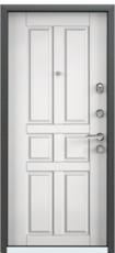 Дверь Torex Super Omega-10 Черный шелк RP1 Белый RS8