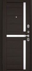 Дверь Легион L-3 Черный муар  Венге шоколад 