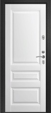 Дверь Ретвизан Медея 321 Черный сатин  Белый Эрмитаж-2