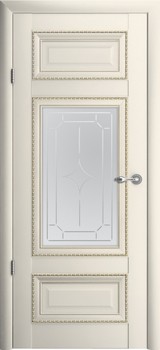 Дверь Albero Галерея Версаль 2 со стеклом Ваниль Винил