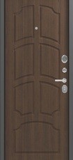 Дверь Центурион LUX-5 Черный шелк  Миндаль 