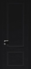 Дверь Union FLEXO Wood 103P матовая эмаль Nero натуральный шпон