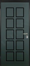Дверь Leganza Forte Зеленый металлик B10 Серый металлик Labirint