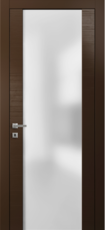 Дверь Волховец Avant 4034 ТШО со стеклом Матовый триплекс Таеда Шоколад Эмаль