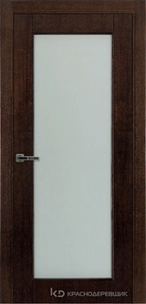 Дверь Краснодеревщик 80 04 с фурнитурой, Дуб мореный натуральный шпон
