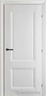 Дверь Краснодеревщик К3 23Ф с фурнитурой, Белый CPL