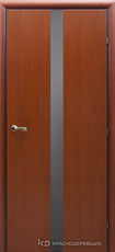 Дверь Краснодеревщик 73 06 с фурнитурой, Бразильская груша натуральный шпон