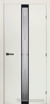 Дверь Краснодеревщик 50 02 (стекло матрица) с фурнитурой, Белый CPL