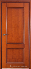 Дверь Краснодеревщик 33 23 с фурнитурой, Бразильская груша натуральный шпон