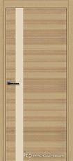 Дверь Краснодеревщик 7 01 (стекло Лакобель жемчужно-белый) с фурнитурой, Дуб натуральный sincrolam