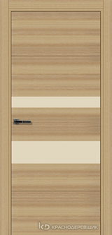 Дверь Краснодеревщик 7 03 (стекло Лакобель жемчужно-белый) с фурнитурой, Дуб натуральный sincrolam