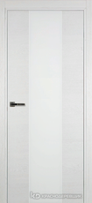 Дверь Краснодеревщик 704 (стекло белое) с фурнитурой, натуральный шпон Эмаль белая