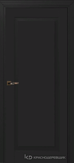 Дверь Краснодеревщик 731 с фурнитурой, MDF Эмаль черная
