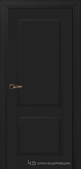 Дверь Краснодеревщик 73 2 с фурнитурой, Эмаль черная MDF