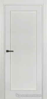 Дверь Краснодеревщик 74 1 с фурнитурой, Эмаль белая натуральный шпон