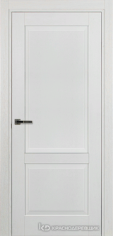 Дверь Краснодеревщик 74 2 с фурнитурой, Эмаль белая натуральный шпон