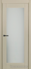 Дверь Краснодеревщик 749 (со стеклом) с фурнитурой, натуральный шпон Эмаль жемчужная