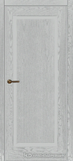 Дверь Краснодеревщик 741 с фурнитурой, натуральный шпон Эмаль светло-серая