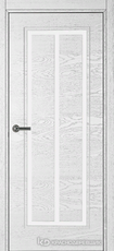 Дверь Краснодеревщик 774 с фурнитурой, натуральный шпон Эмаль белая