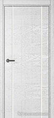 Дверь Краснодеревщик 777 с фурнитурой, натуральный шпон Эмаль белая